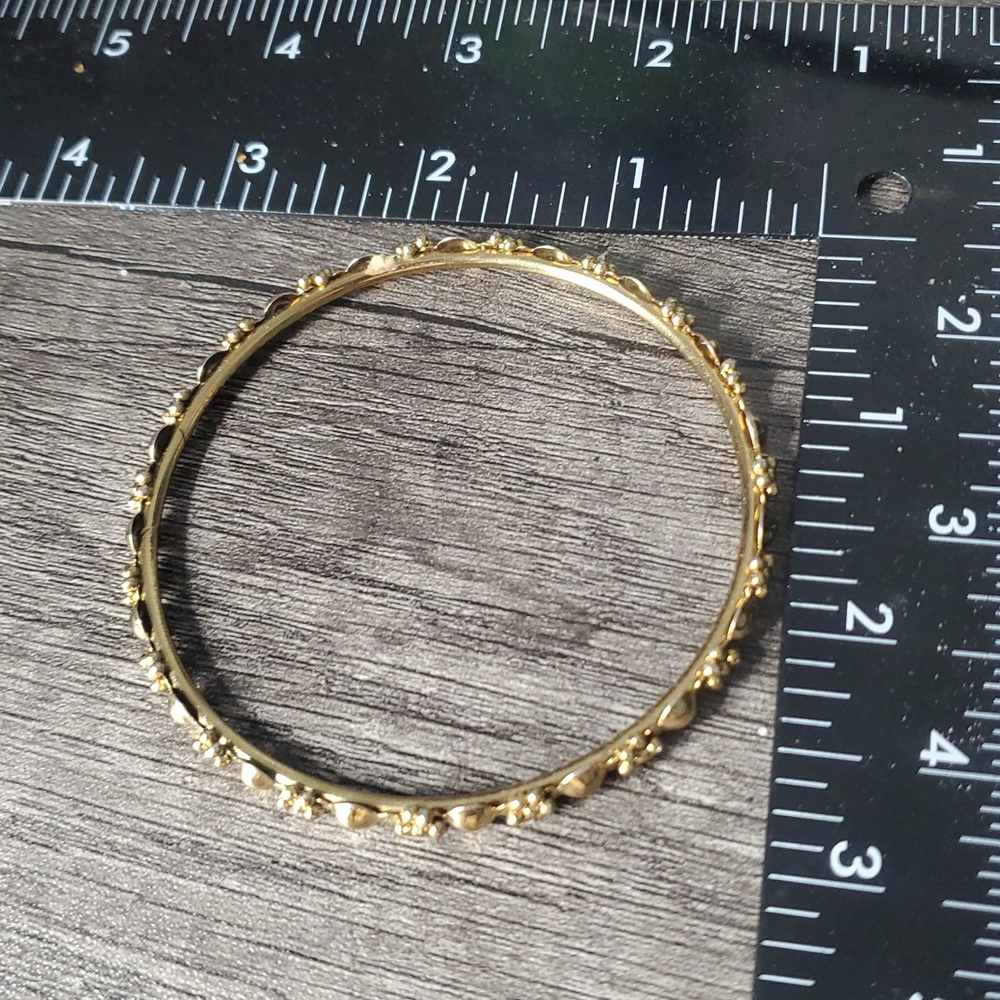 Cranberry Gold Tone Edwardian Bloom Bracelet B3338 - Picture 4 of 4